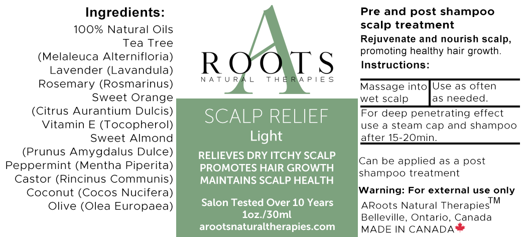 ARoots Scalp Relief Oil - Light Formula